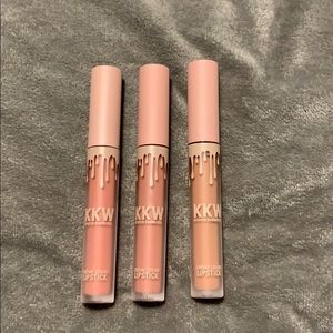 KKW beauty cream liquid lipsticks!